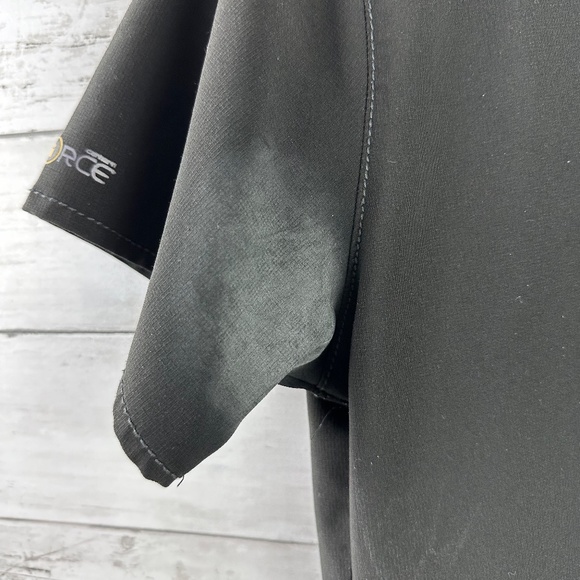 Lot of 4 Carhartt Force Scrub Shirt Women‎ Small Pockets Short Sleeve Black Worn - Picture 12 of 13